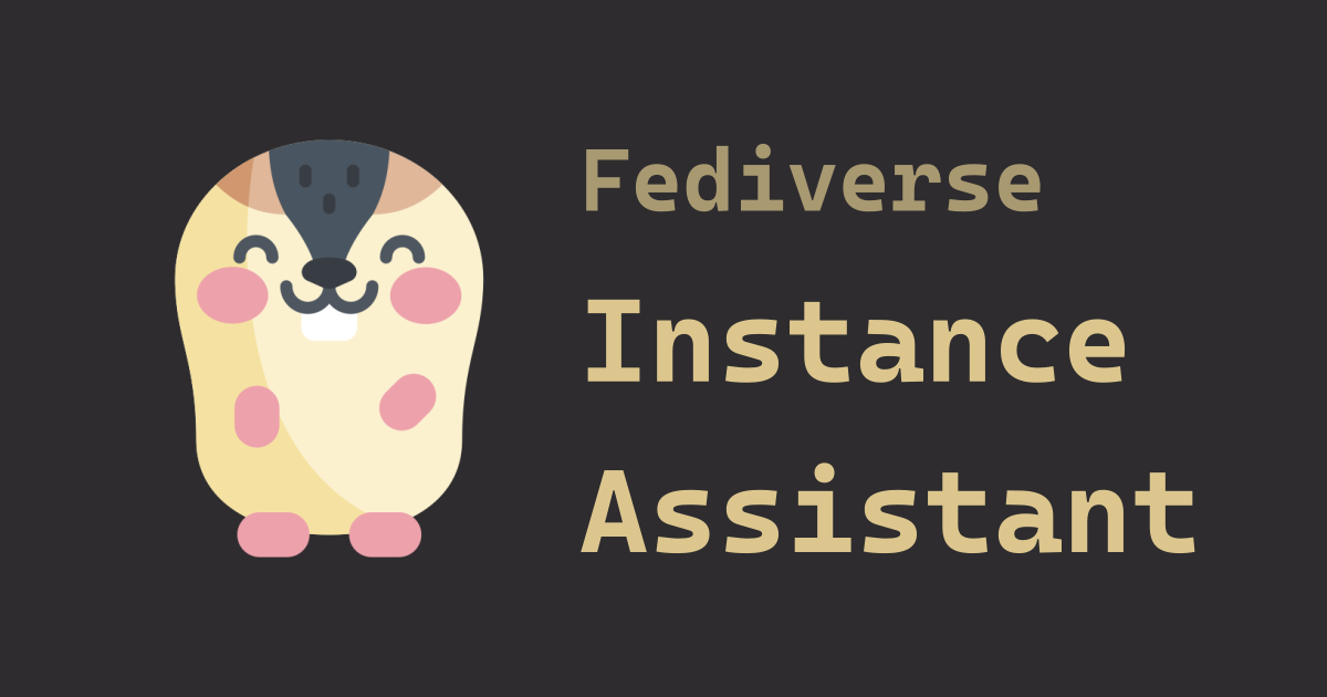 Instance Assistant v1.2.6 is out